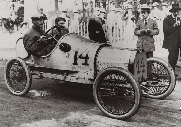 Grand Prix ACF in 1911 with Ernest Friderich in the Type 13 8 valve car.